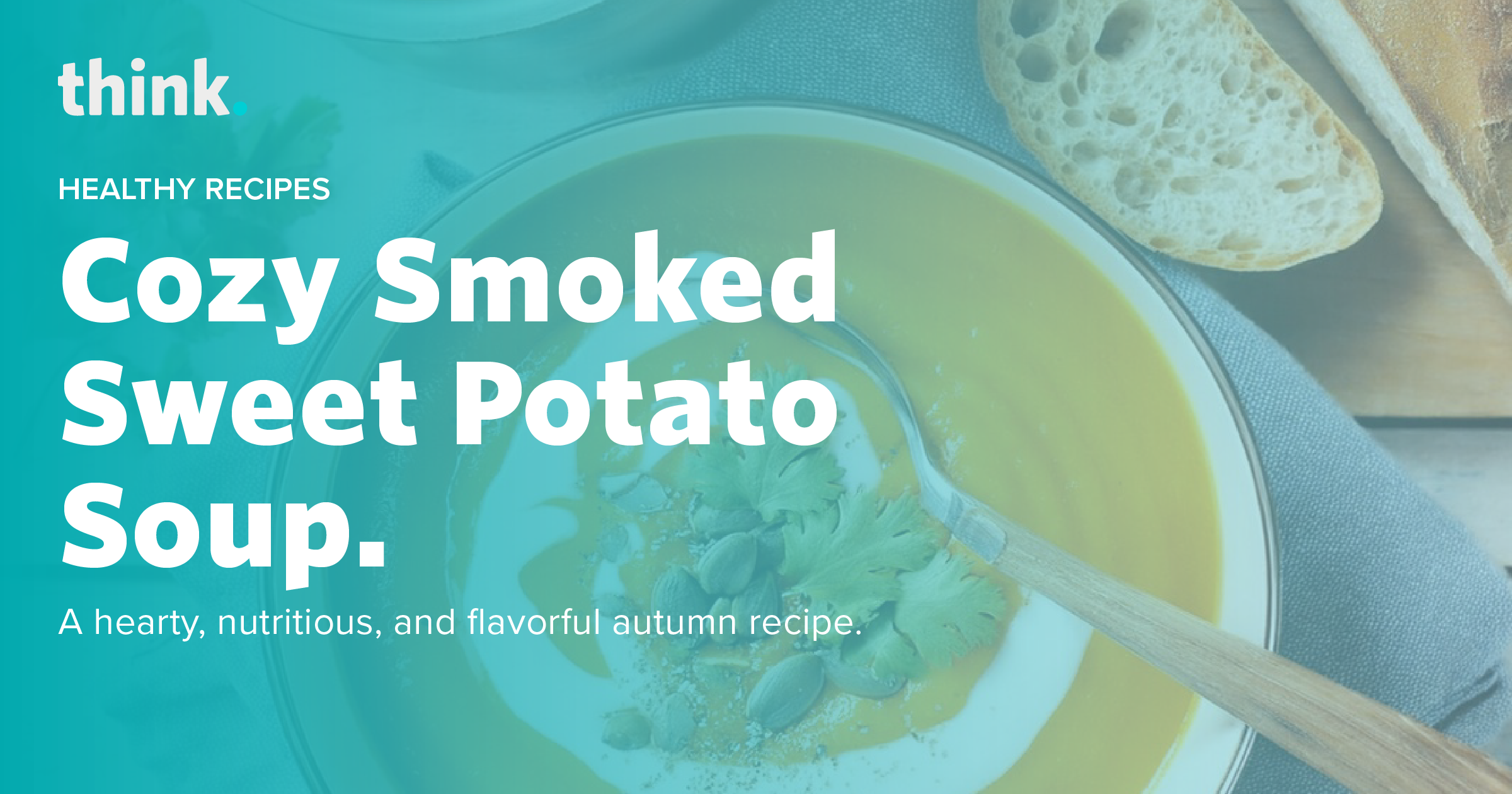 Fall in love with our cozy smoked sweet potato soup.