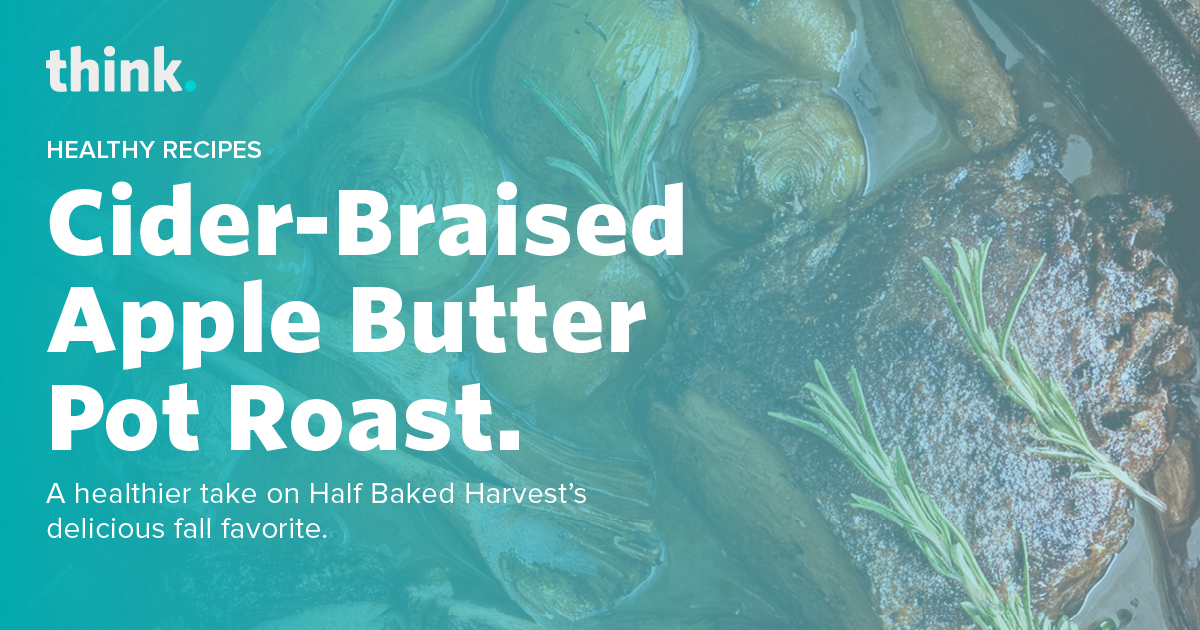 Savor the healthy richness of cider-braised apple butter pot roast.